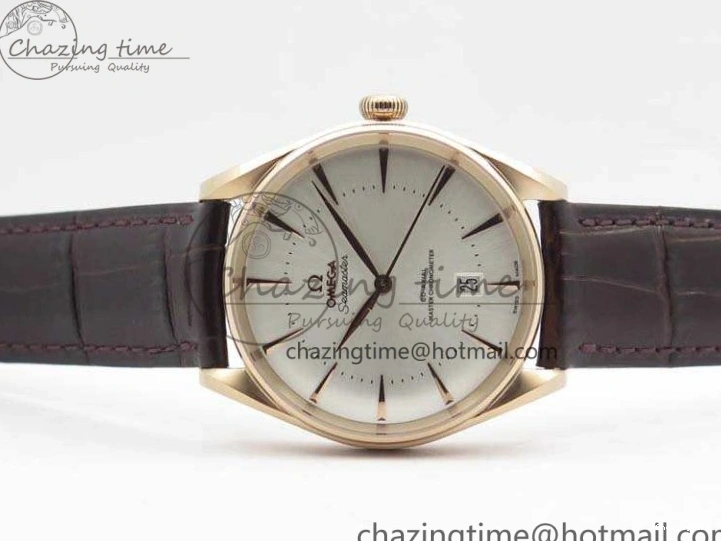 1219 Seamaster Edizione Venezia RG Best Edition White Dial On Leather Strap A Timeless 8127